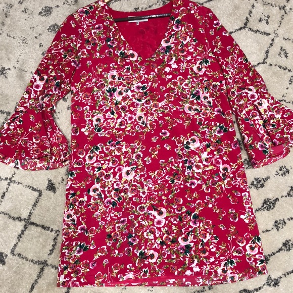 Pink Floral WAYF Dress - Picture 2 of 5